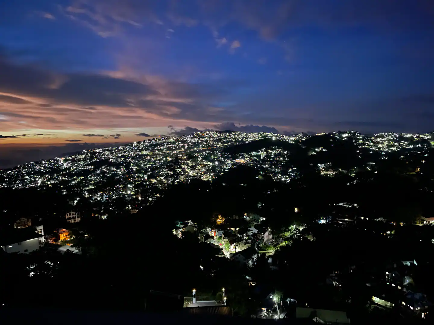 Baguio Night Panorama